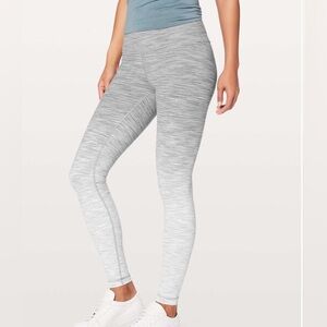 Lululemon Wunder Under Tights Leggings- Ombré Melange Space Dye- 28”
